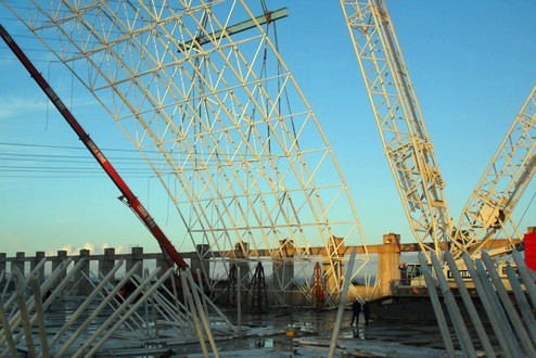 阿城大门网架工程