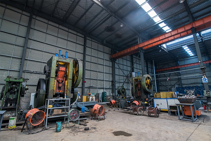 阿城网架配件-锥头加工车间